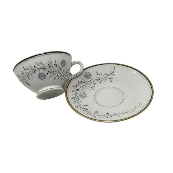 Vintage Miniature China Tea Cup & Saucer with Floral Design - Picture 2 of 8